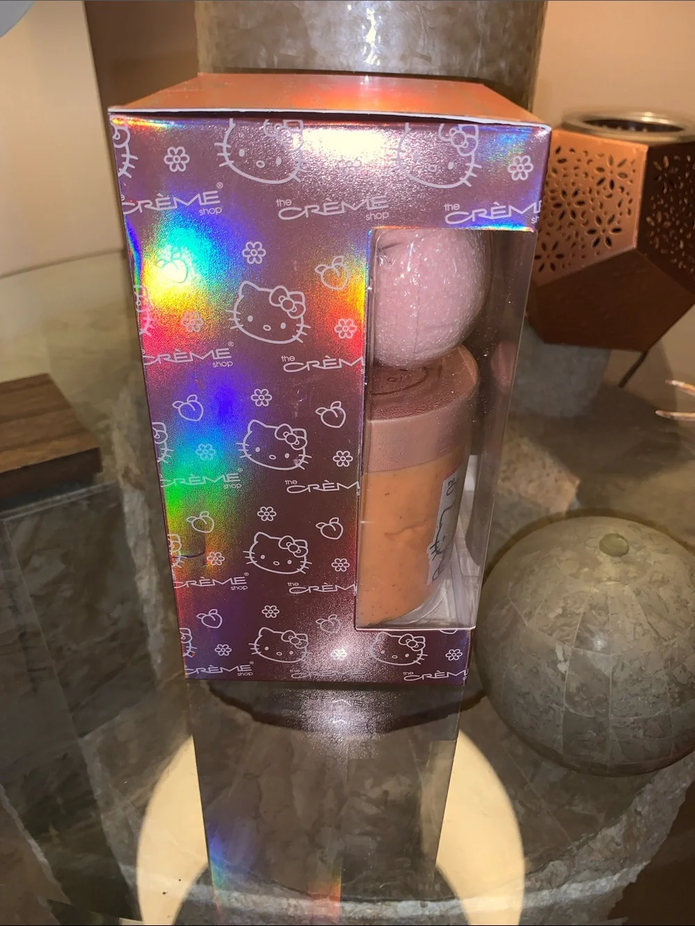 The Crème Shop x Hello Kitty Silky Skin Spa Set in Peach Petals